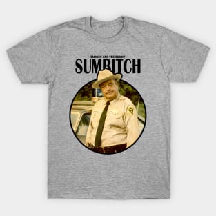 SUMBITCH POLICE BLACK T-Shirt